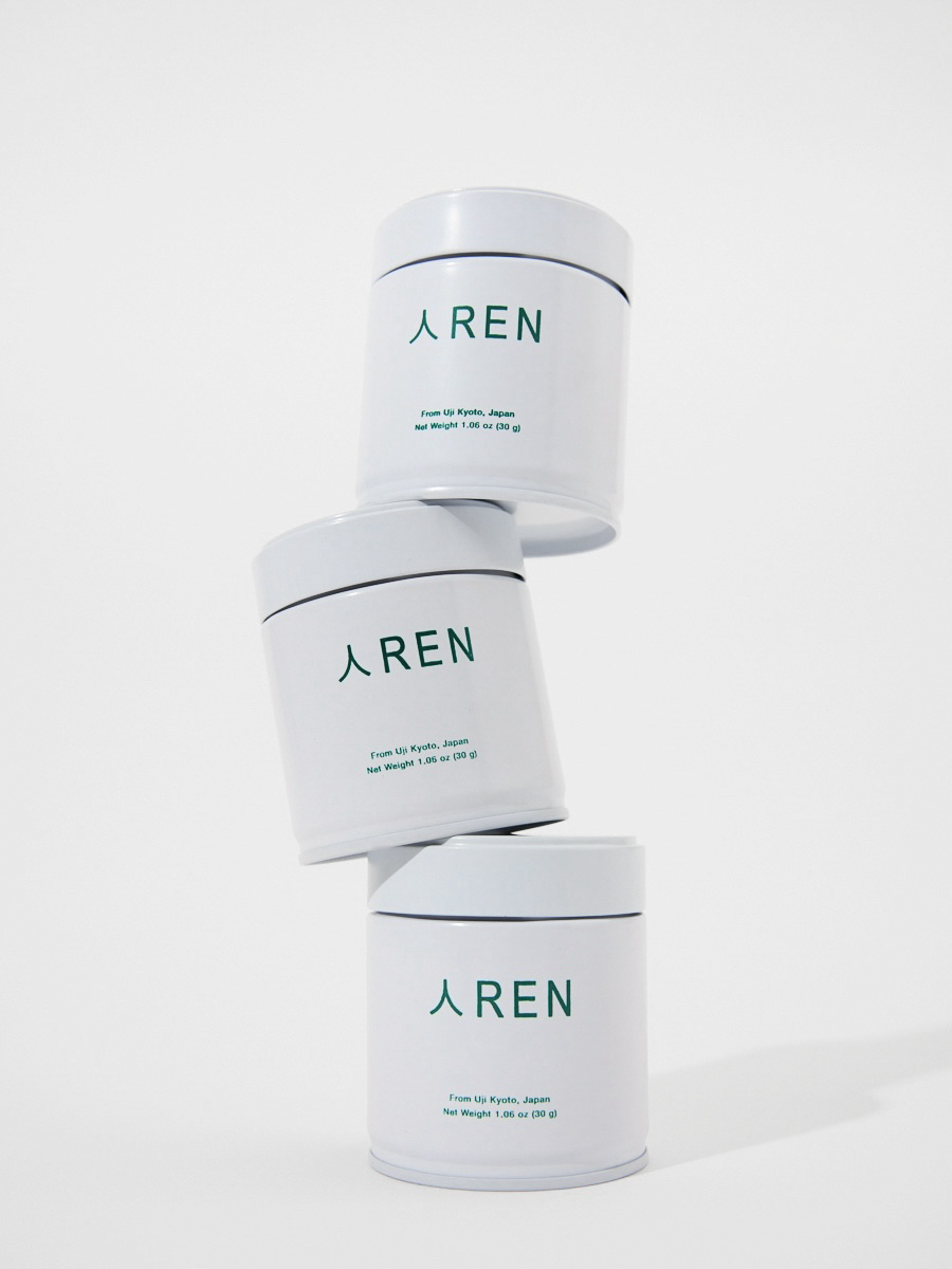 Ren Matcha 30g Tin Stack